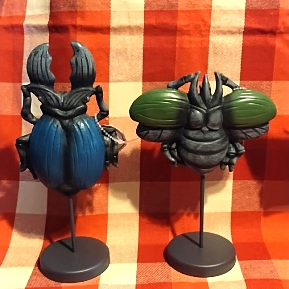 Lot Of 3 New Target Halloween Beetle Moth Fly Bug Figurines NWT - Picture 3 of 4